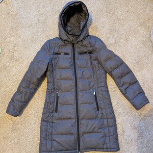 Michael Kors Long Down Coat with Hood
